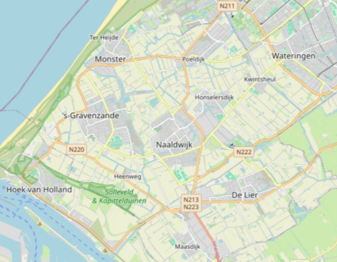 afbeelding OpenStreetMap, Westland